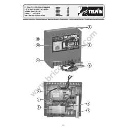 Esploso Telwin per Carica Batterie Nevaboost 100