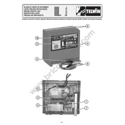 Esploso Telwin per Carica Batterie Nevada 11