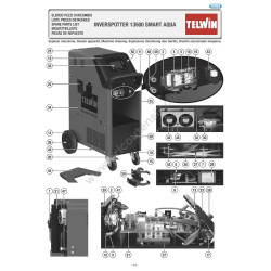 Esploso Telwin per Spotter Inverspotter 13500 Smart Aqua