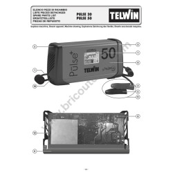 Esploso Telwin per Carica Batterie Pulse 50