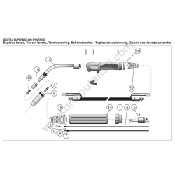 Esploso Telwin per Saldatrice DIGITAL SUPERMIG 490 230-400V Synergic - 1