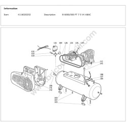ABAC B6000/500 FT 7 5 V4 Drawing