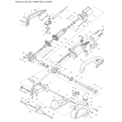 Makita SG1250 Drawing
