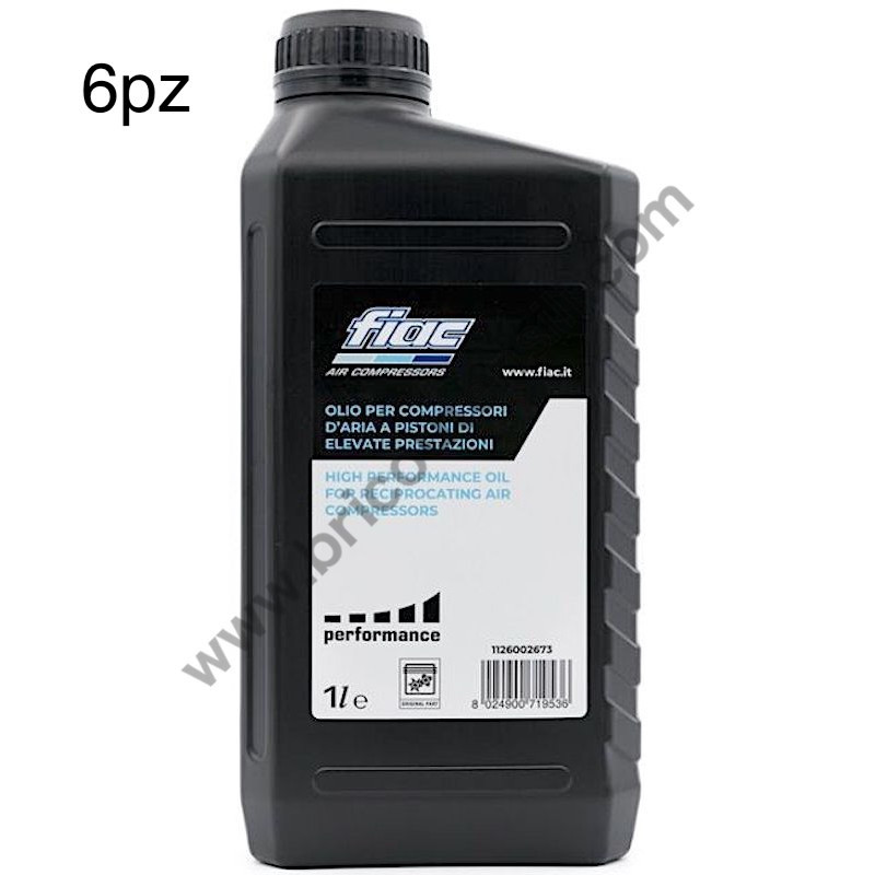 Oil pack 6x1l fiac performance oil