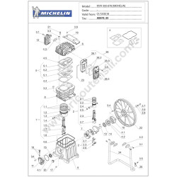 Michelin Esploso MVX 300-678 - 1