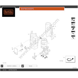 Black&Decker Esploso BXPW2000PE - 2