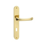 Maniglia per Porta in Ottone Lucido modello Licia