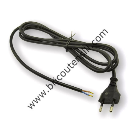 Linea Di Collegamento EU 230V 2m 2 x 0,75mm H05 VV-F