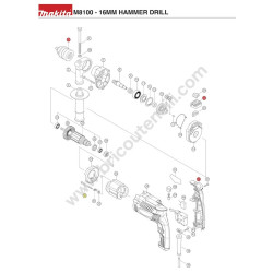 Makita esploso M8100