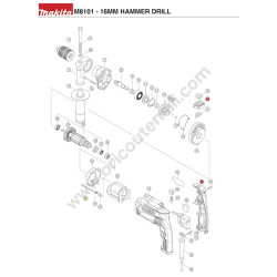 Makita Esploso M8101