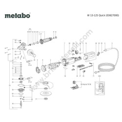 Metabo  W 13-125 Drawing