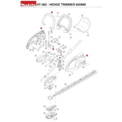 Makita Esploso HT365
