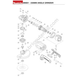 Makita M9001 Drawing
