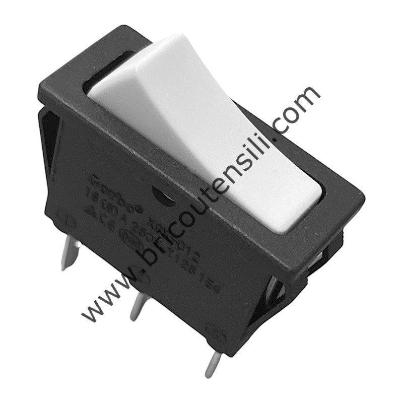 WHITE UNIPOLARE SWITCH 2POS