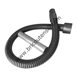 TUBO FLEX 1mt ACCIAIO C/MANICOTTI PER CENERE - 1