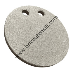 VERMICULITE PANEL THICKNESS 20MM DIAM. 290MM 2 HOLES - 1