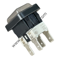 ASSIEME INTERR.13x19 10(4)A + PROTEZ.TRASPARENTE - 1