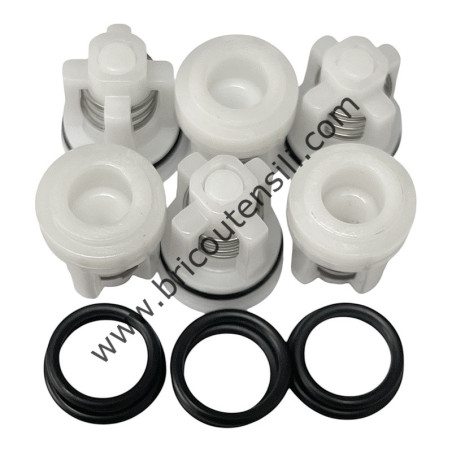 KIT 20 LW VALVOLE (COMPL.DI O R)MOT.PARTNER TEST.ALLUMINIO