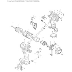 Makita Esploso BHP442