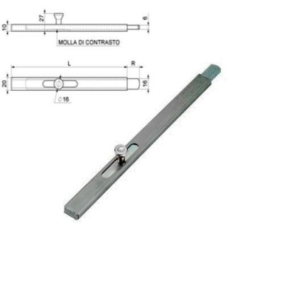 Paletto a Saldare Modello a Scatola mm 6x16