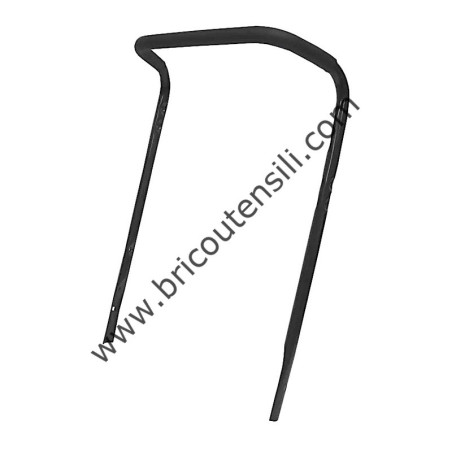 Manico, Parte Sup. Nero con impugantura in spugna Black with Sponge;From