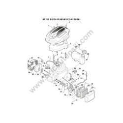 Castelgarden Esploso XC 53 SE - 10