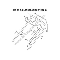 Castelgarden XC 53 S Drawing - 5