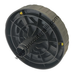 ASSEMBLY BLACK WHEEL/YELLOW WHEEL COVER WAVE/NINJA (PANT.108C) - 1