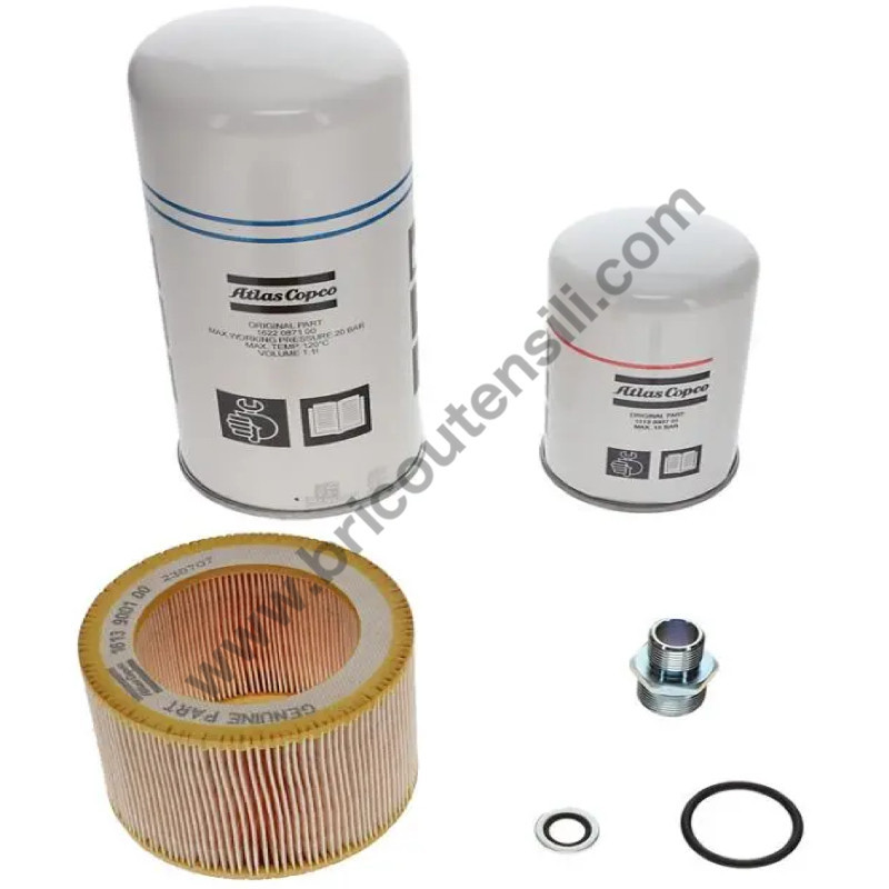 Kit Separatore / Filtro Olio per Compressori a Vite ad Iniezione d'Olio GA5-11C (2002)