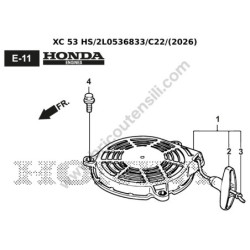 Castelgarden XC 53 HS Drawing - 16