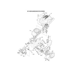 Castelgarden XC 48 Drawing - 9