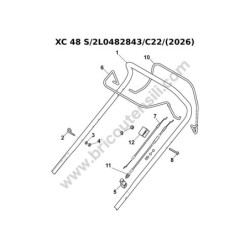 Castelgarden XC 48 S Drawing - 5