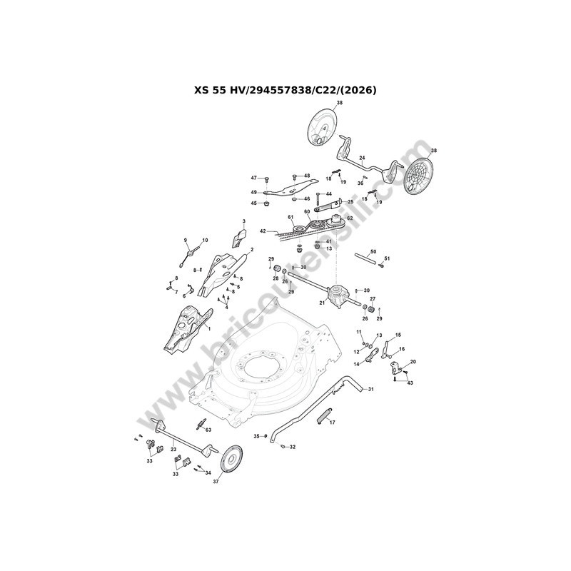 Castelgarden Esploso XS 55 HV