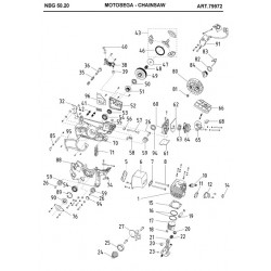 Ama Spare Parts for Chainsaw NBG 50