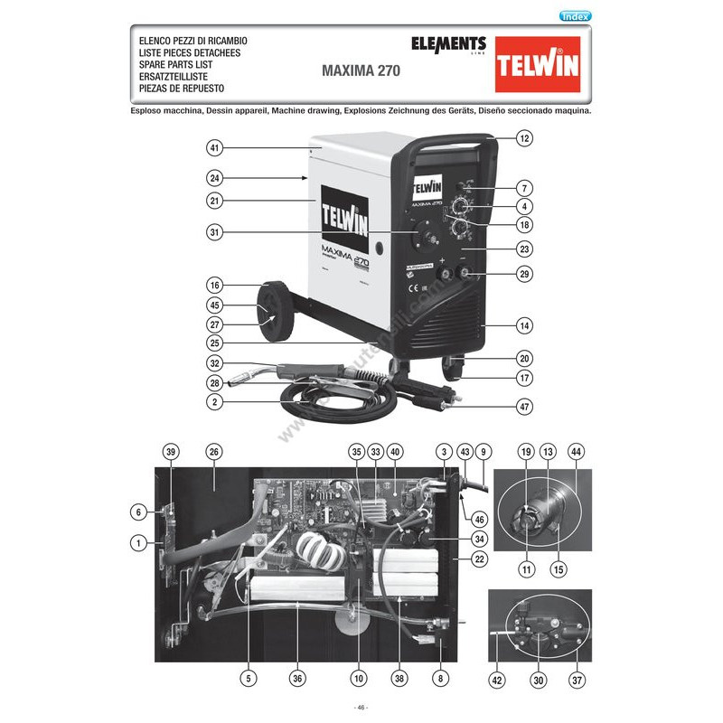 Telwin Esploso MAXIMA 270