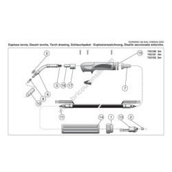 Telwin TECHNOMIG 180 DUAL SYNERGIC EURO Drawing - 2