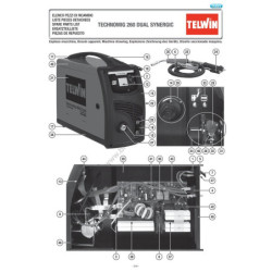 Telwin TECHNOMIG 260 DUAL SYNERGIC Drawing
