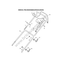 Mountfield HW531 PD Drawing - 2