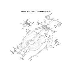 Mountfield SP505 V SC Drawing