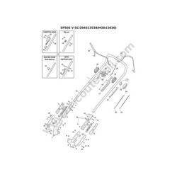 Mountfield SP505 V SC Drawing - 2