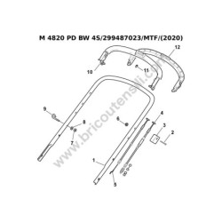 Mountfield M 4820 PD BW 4S Drawing - 4