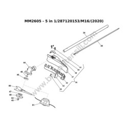 Mountfield MM2605 - 5 in 1 Drawing - 2