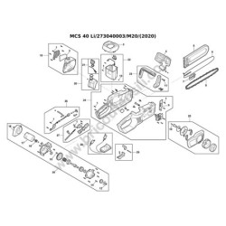 Mountfield MCS 40 Li Drawing