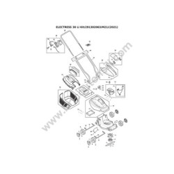 Mountfield Esploso ELECTRESS 30 Li Kit