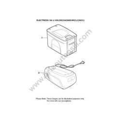Mountfield ELECTRESS 34 Li Kit Drawing - 2