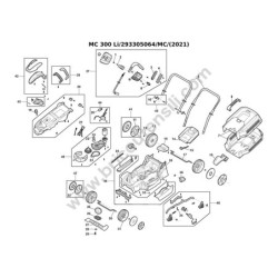 Mountfield MC 300 Li Drawing