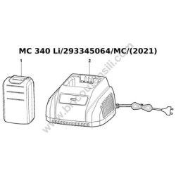 Mountfield MC 340 Li Drawing - 1