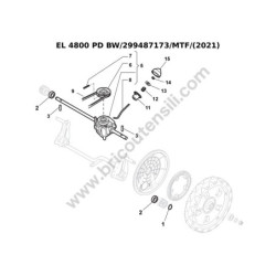 Mountfield EL 4800 PD BW Drawing - 4