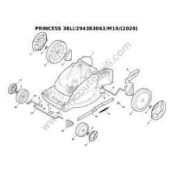 Mountfield  PRINCESS 38Li Drawing