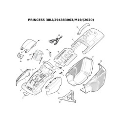Mountfield  PRINCESS 38Li Drawing
